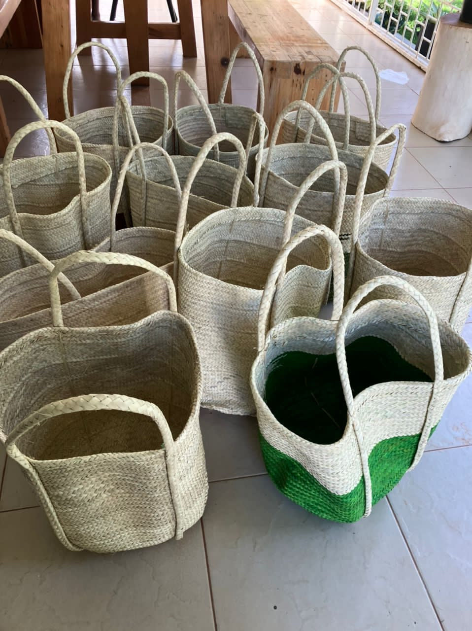 Ugandan woven basket