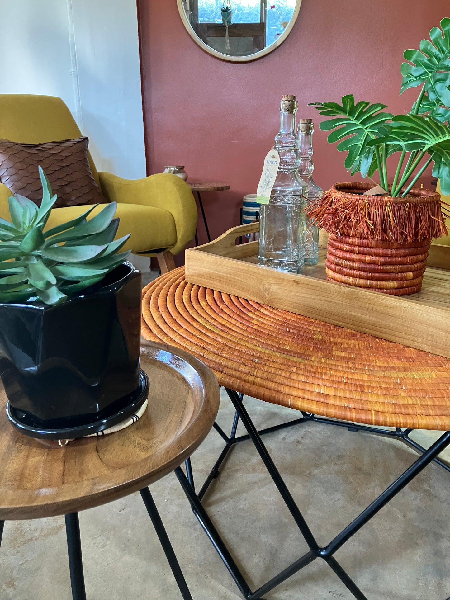 Seagrass coffee table