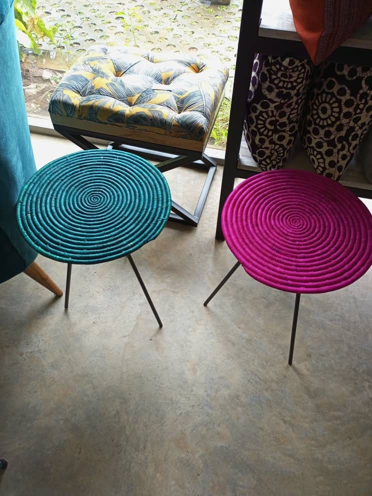 Seagrass side table
