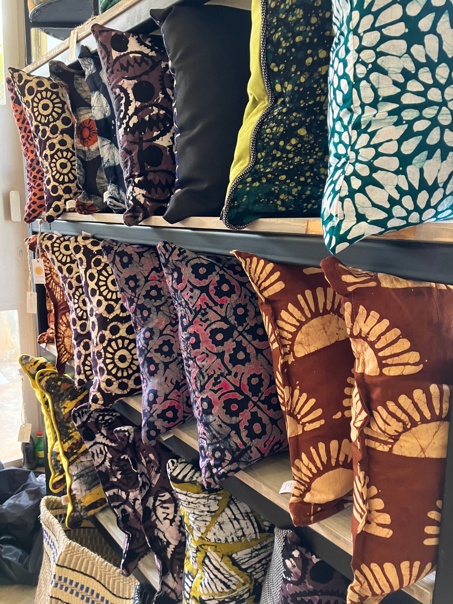 16" Square Pillow - Batik