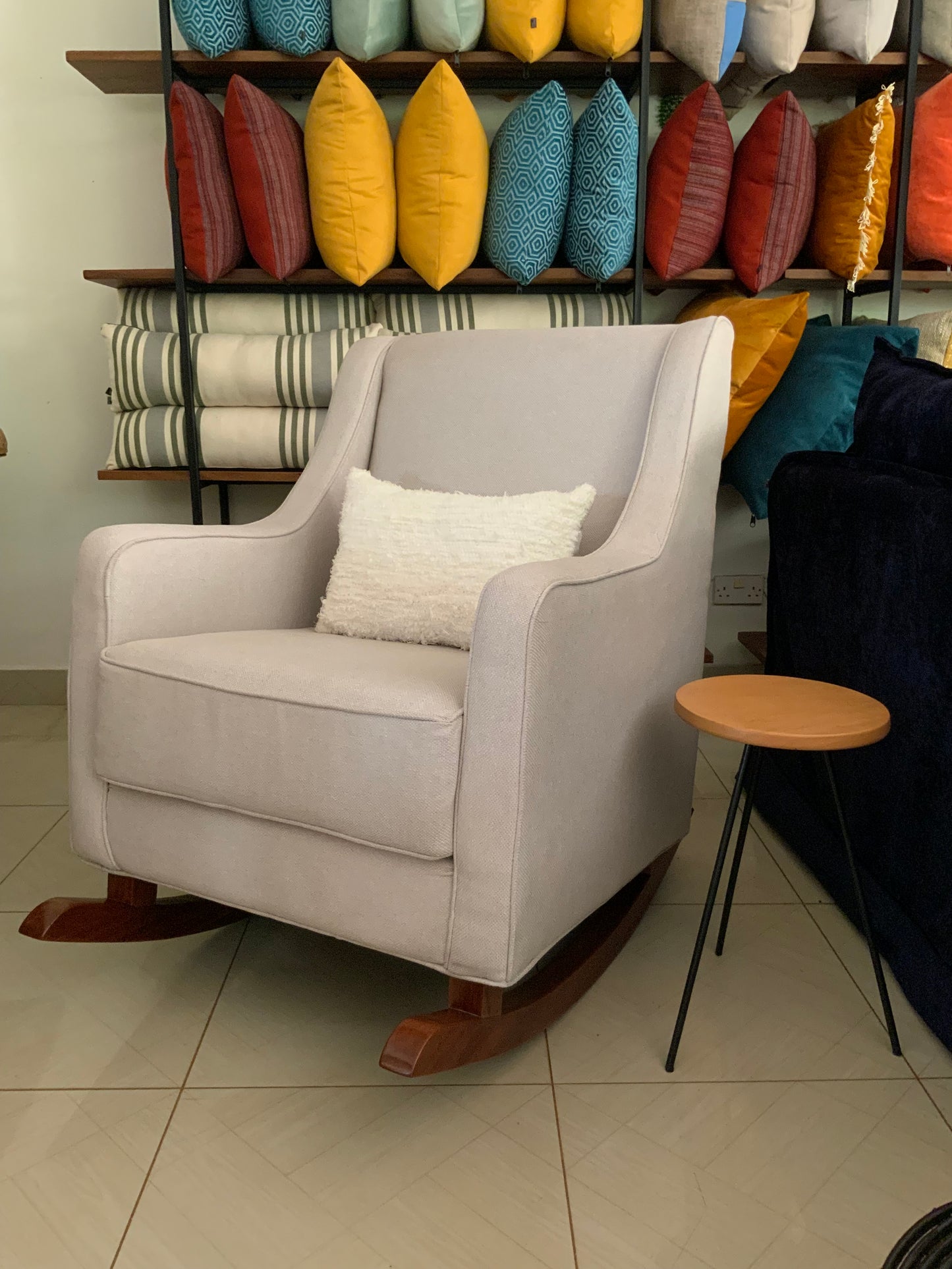 Wing rocking chair