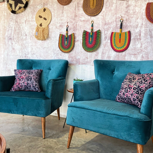 16" Square Pillow - Batik