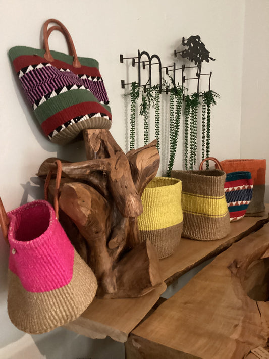 Soft sisal baskets